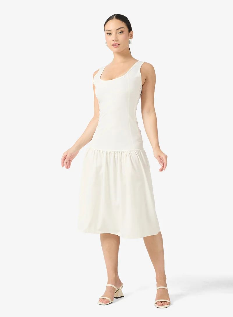 Ginger Drop Waist Midi Dress